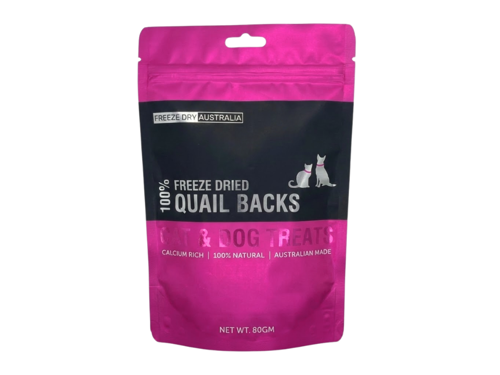 Freeze Dry Australia Freeze Dried Quail Backs