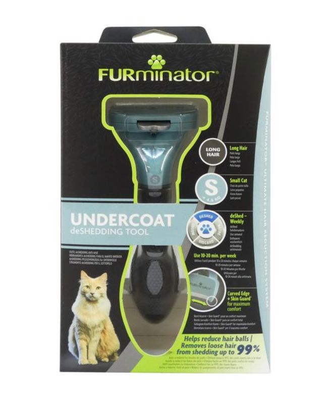 FURminator Undercoat deShedding Tool Small Cat Long Hair