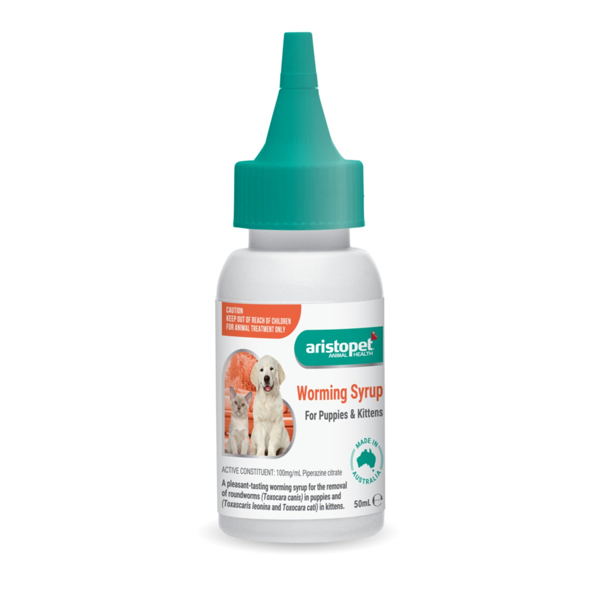 Aristopet Puppy & Kitten Worming Syrup 50ml