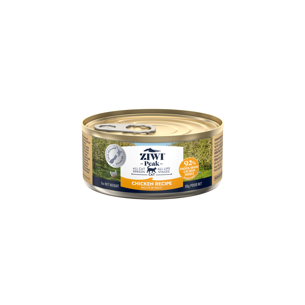 ZIWI Peak Chicken Wet Cat Food Can 85g