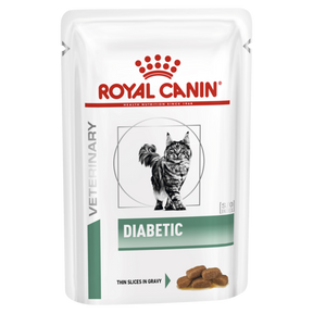 Royal Canin Veterinary Diet Feline Diabetic Pouch Wet Cat Food 12 Pack
