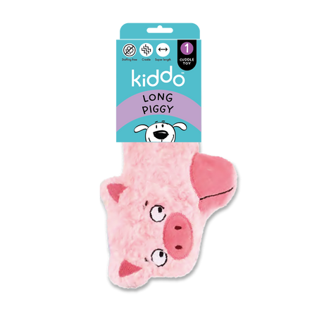 Kazoo Kiddo Long Piggy Dog Toy