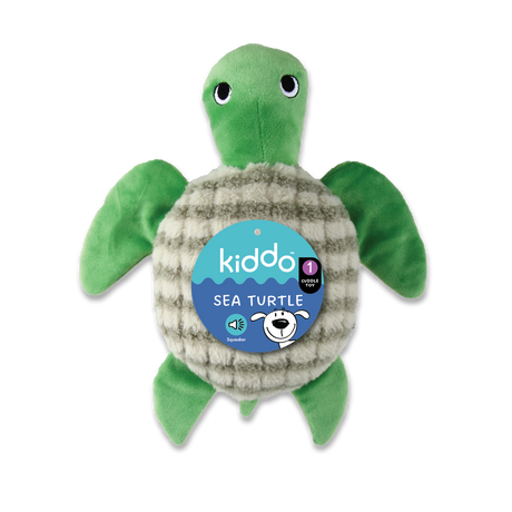 Kazoo Kiddo Sea Turtle Dog Toy