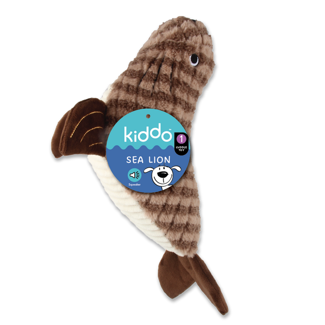 Kazoo Kiddo Sea Lion Dog Toy