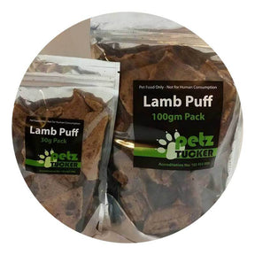 Petz Tucker Lamb Puff 100g