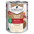 Ivory Coat Grain Free Adult Dog Beef Stew Wet Food 400g