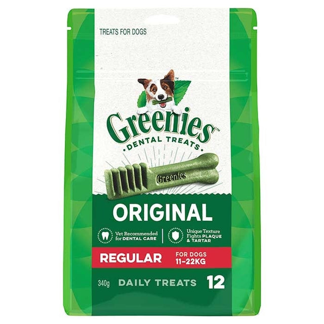 Greenies Original Regular Dog Dental Treats 340g