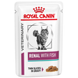 Royal Canin Veterinary Diet Feline Renal with Fish Pouch Wet Cat Food