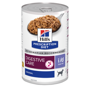 Hill's Prescription Diet i/d Low Fat Digestive Care Canned Wet Dog Food 12x360g
