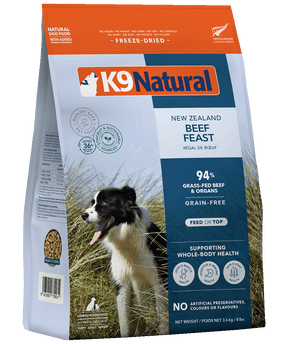 K9 Natural Beef Feast Freeze Dried Dog Food 3.6kg