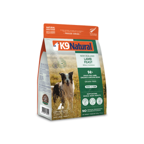 K9 Natural Lamb Feast Freeze Dried Dog Food 500g