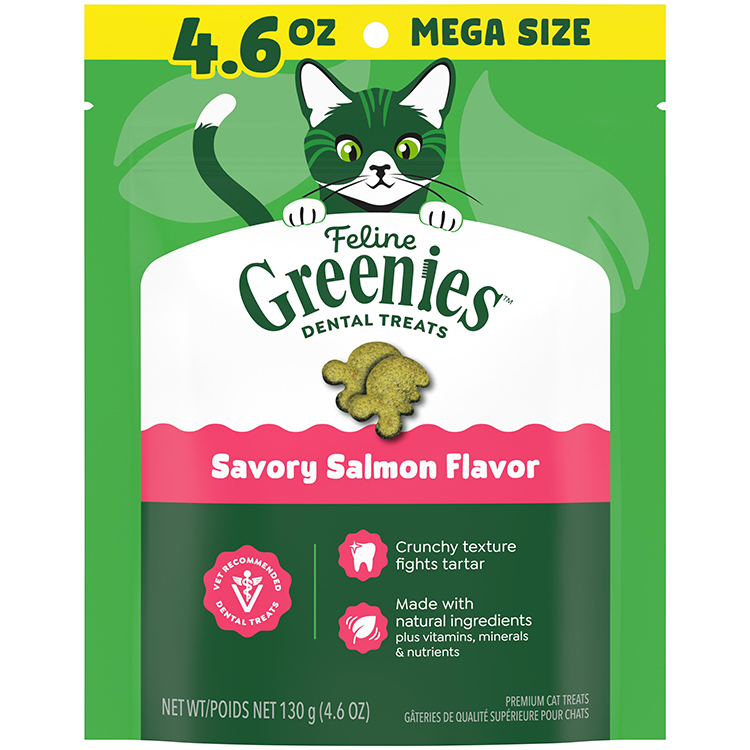 Feline Greenies Salmon Dental Treats 130g