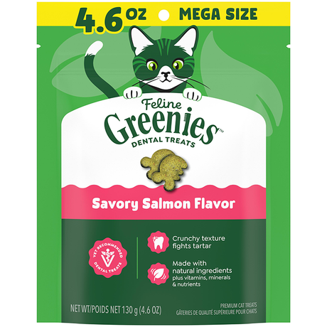 Feline Greenies Salmon Dental Treats 130g