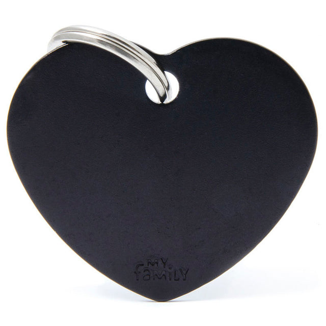 MF BASIC HEART BLACK LARGE