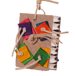 Kazoo Cardboard Activity Board Bird Toy Medium