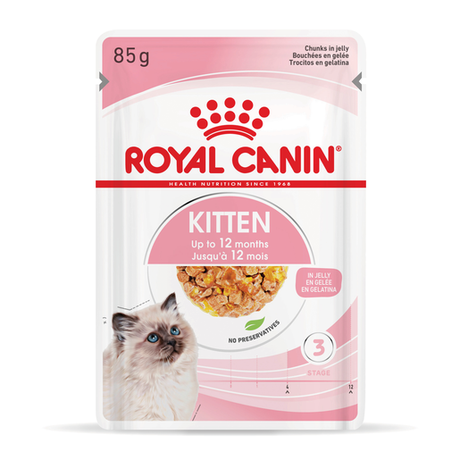 ROYAL CANIN® Kitten Jelly Wet Cat Food Pouches 12 x 85g