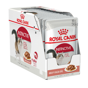 ROYAL CANIN® Instinctive Adult in Gravy Wet Cat Food Pouches 12 x 85g
