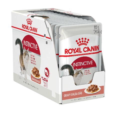ROYAL CANIN® Instinctive Adult in Gravy Wet Cat Food Pouches 12 x 85g