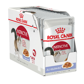 ROYAL CANIN® Instinctive Adult Wet Jelly Cat Food Pouches 12 x 85g