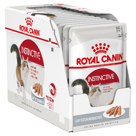 ROYAL CANIN® Instinctive Adult Wet Loaf Cat Food Pouches 12 x 85g
