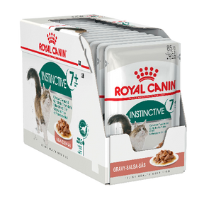 ROYAL CANIN® Instinctive 7+ Adult in Gravy Wet Cat Food Pouches 12 x 85g