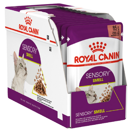 ROYAL CANIN® Sensory Smell Gravy Adult Wet Cat Food Pouches 12 x 85g