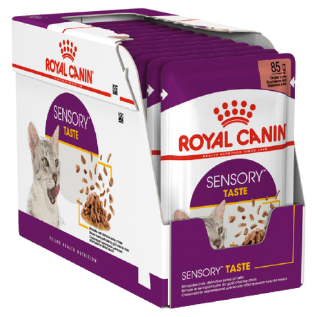 ROYAL CANIN® Sensory Taste Gravy Adult Wet Cat Food Pouches 12 x 85g