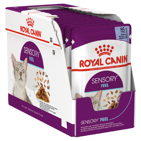 ROYAL CANIN® Sensory Feel Jelly Adult Wet Cat Food Pouches 12 x 85g