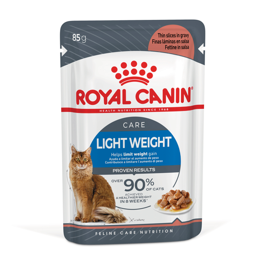ROYAL CANIN® Light Weight Care Gravy Adult Wet Cat Food Pouches 12 x 85g
