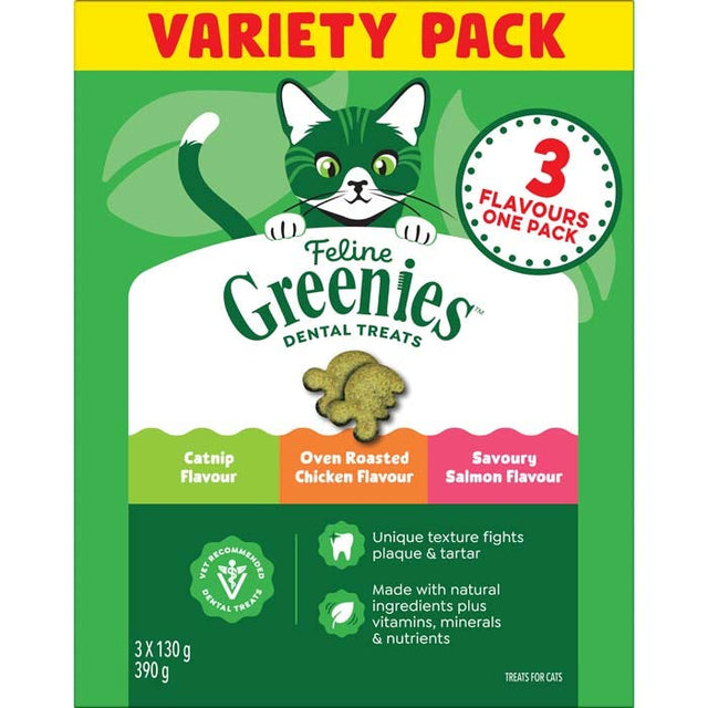 Feline Greenies Dental Treats Variety Pack