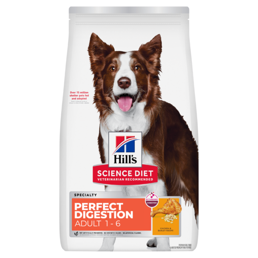 Hill's Science Diet Perfect Digestion Adult Chicken & Barley Recipe Dry Dog Food 1.58kg