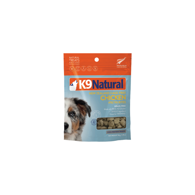 K9 Natural Chicken Healthy Bites Dog Treats 50g