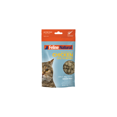 Feline Natural Chicken Healthy Bites Cat Treats 50g