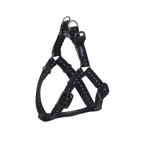 ROGZ CLASSIC STEP IN HARNESS BLACK SMALL