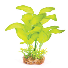 Kazoo Aquarium Silk Plant Large Leaf Green Medium