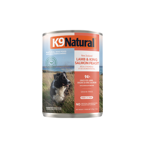K9 Natural Lamb & King Salmon Feast Canned Dog Food 370g