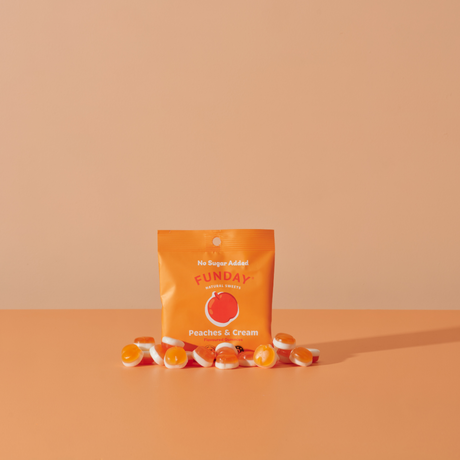 Funday Peaches & Cream Gummies 50g