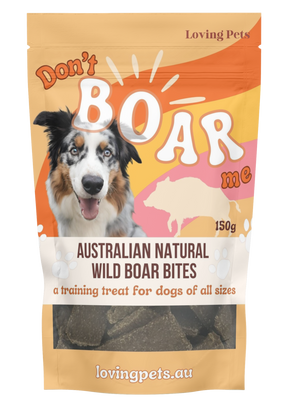 Loving Pets Don't Boar Me Wild Boar Bites Dog Treats 150g