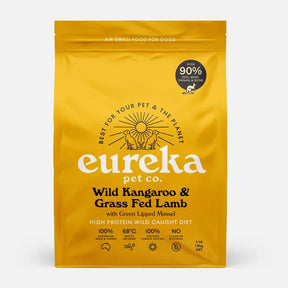 Eureka Wild Kangaroo & Grass Fed Lamb air dried dog food