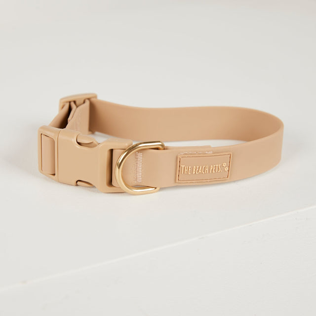 Waterproof dog collar - Sand M