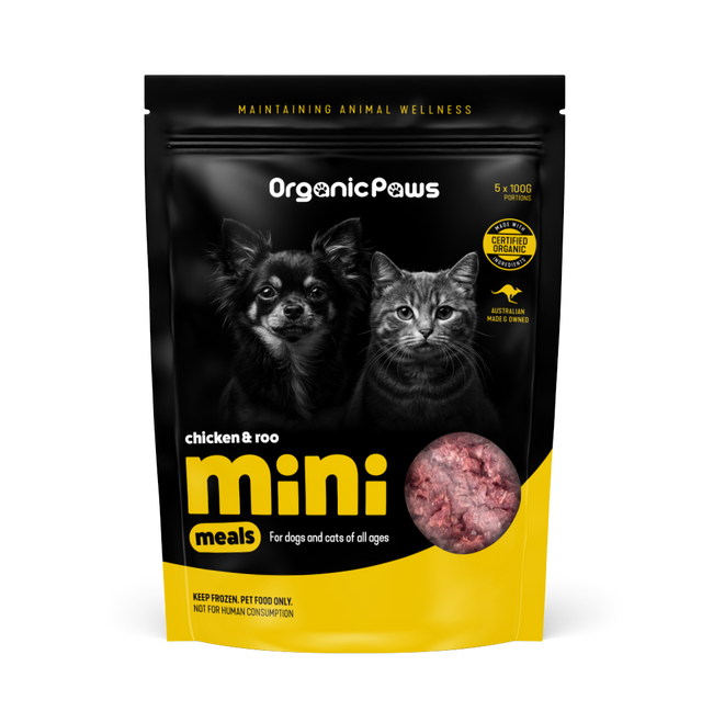 Organic Paws Mini Meals Chicken & Kangaroo 100g