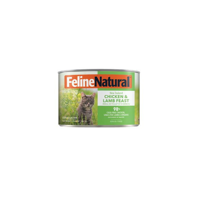 Feline Natural Chicken & Lamb Feast Canned Cat Food 170g