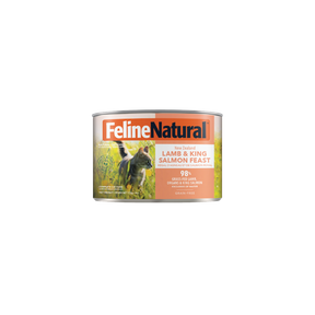 Feline Natural Lamb & King Salmon Feast Canned Cat Food 170g