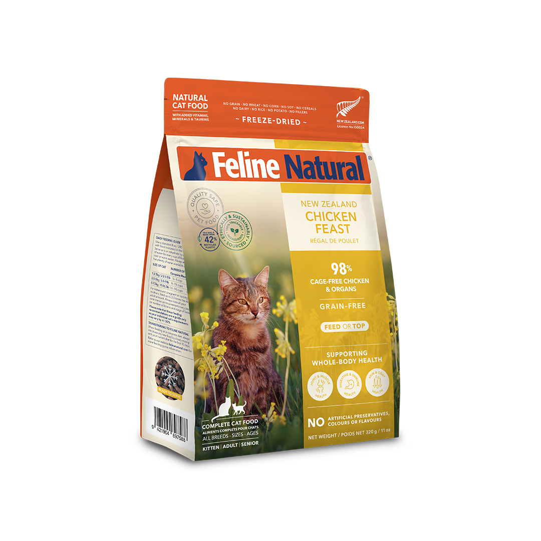 Feline Natural Chicken Feast Freeze Dried Cat Food 320g