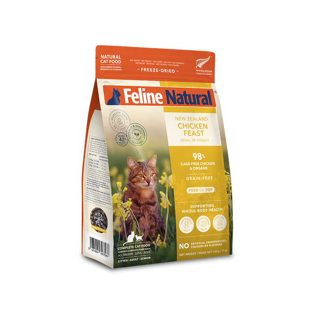 Feline Natural Chicken Feast Freeze Dried Cat Food 320g