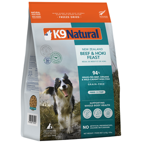 K9 Natural Freeze Dried Beef & Hoki Feast Dog Food 3.6kg