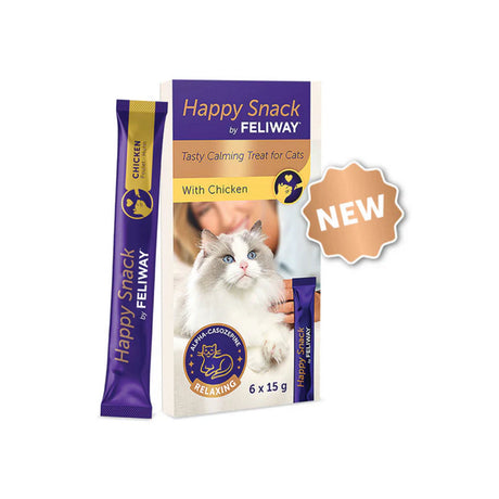 Feliway Happy Snack Cat Treats 6 x 15g
