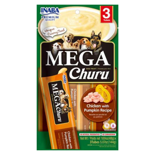 Inaba Mega Churu Chicken & Pumpkin Dog Treats