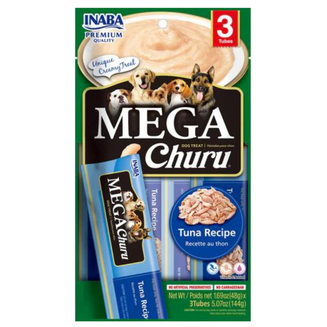 Inaba Mega Churu Tuna Dog Treats 3 Pack