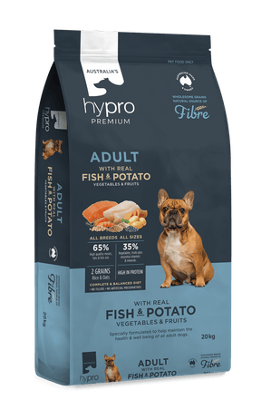 Hypro Premium Adult Fish & Potato Dry Dog Food 20kg